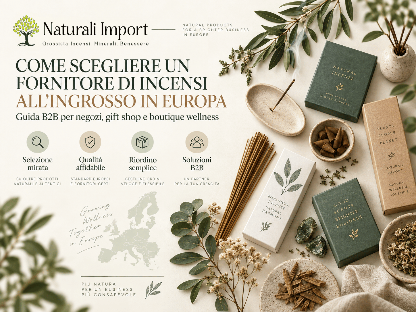 Come scegliere un fornitore di incensi all’ingrosso in Europa
